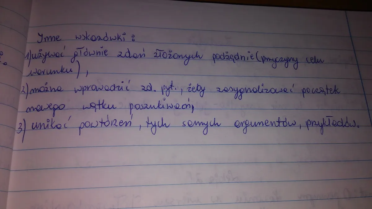 Zdjęcie Jak poprawnie napisać rozprawkę - unikaj tych powszechnych błędów