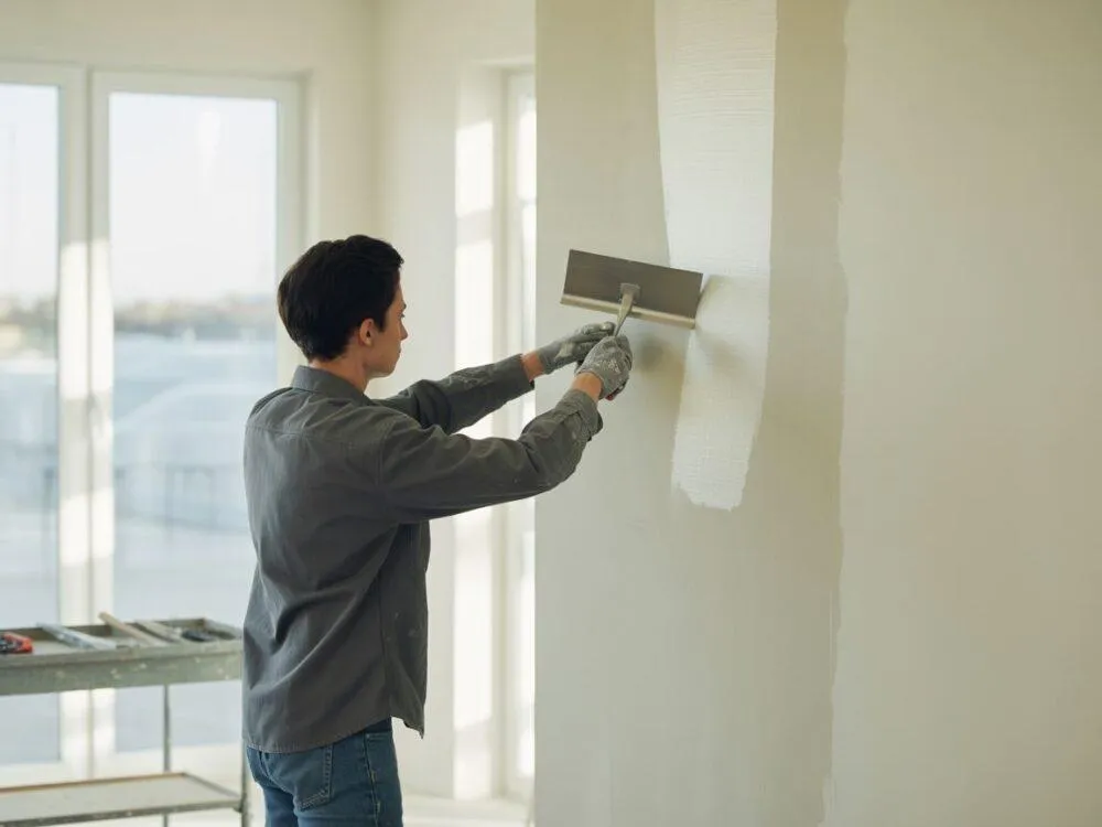 Zdjęcie Perfekcyjne zacieranie tynku silikonowego: Praktyczny przewodnik krok po kroku