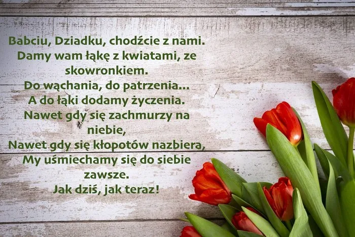 Zdjęcie Jak napisać życzenia dla babci i dziadka, które wzruszą ich serca