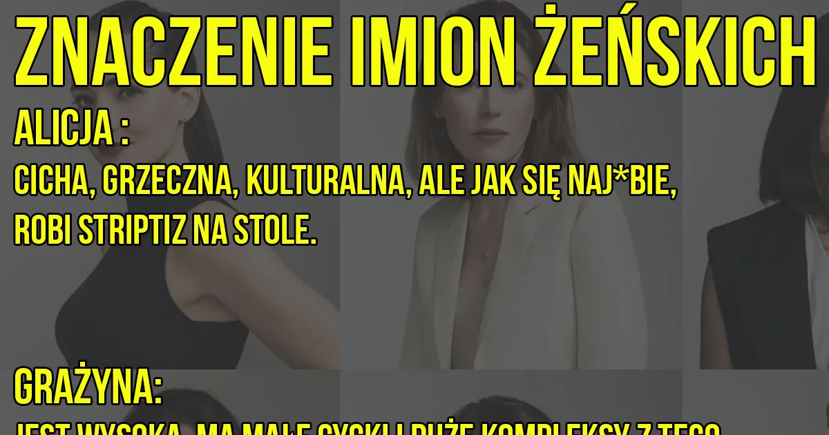 Zdjęcie Chamskie znaczenie imion damskich: jak stereotypy wpływają na postrzeganie