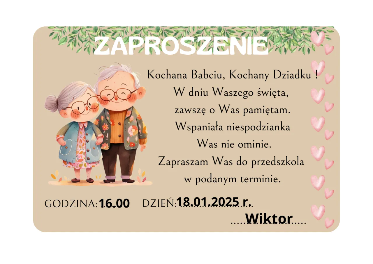 Zdjęcie Zaproszenie dla dziadk&oacute;w: Wzruszające teksty i pomysły na każdą okazję