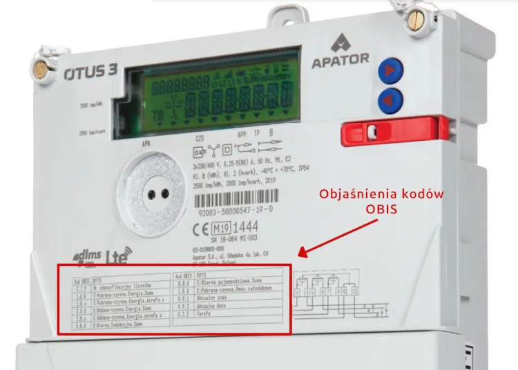 Zdjęcie Kody liczników apator otus norax - jak odczytać kody i wprowadzić do systemu?