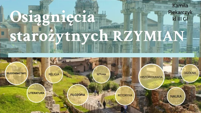 Zdjęcie Osiągnięcia starożytnych Rzymian: wpływ na dzisiejszy świat