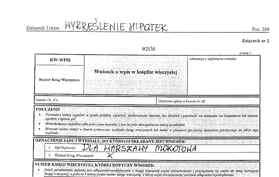 Zdjęcie Czy wniosek o wykreślenie hipoteki muszą podpisać wszyscy współwłaściciele?