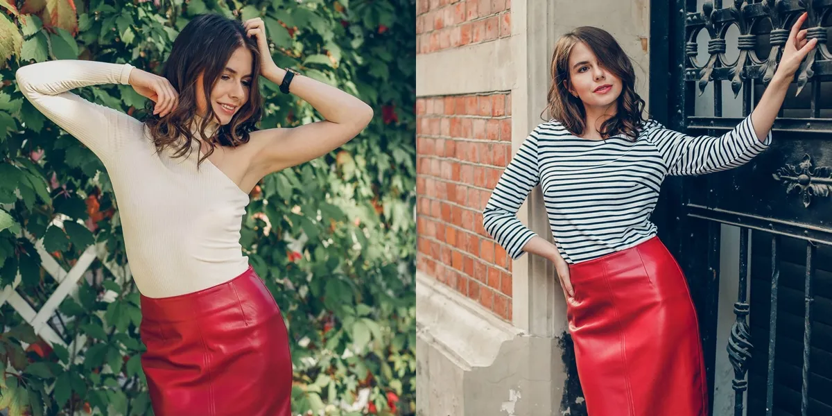 Zdjęcie Czerwone spódnice ołówkowe: 5 sposobów na elegancki look. Teraz!