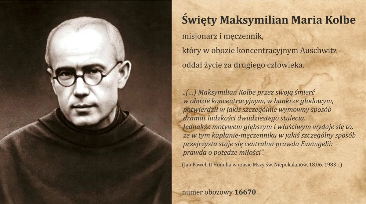 Zdjęcie Maksymilian Kolbe patron czego? Odkryj jego znaczenie dla wielu grup