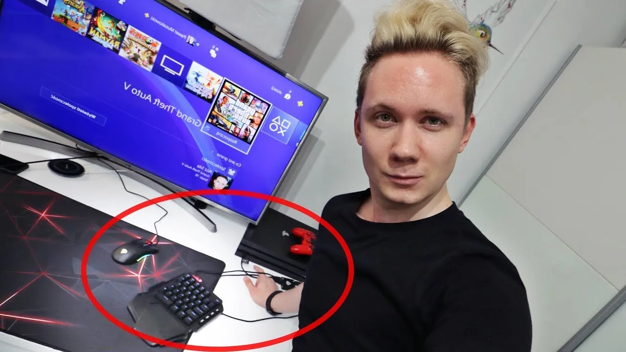 Zdjęcie Jak podłączyć klawiaturę i myszkę do PS4 - krok po kroku bez problemów