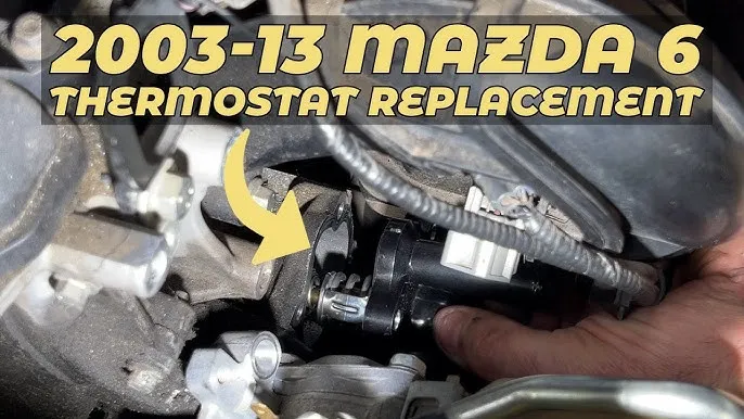 Zdjęcie Gdzie jest termostat w Mazda 6 2.0 diesel? Oto ważne informacje