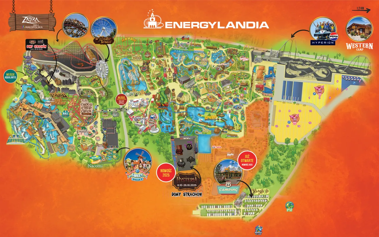 Zdjęcie Energylandia atrakcje i lokalizacja - gdzie jest park rozrywki?