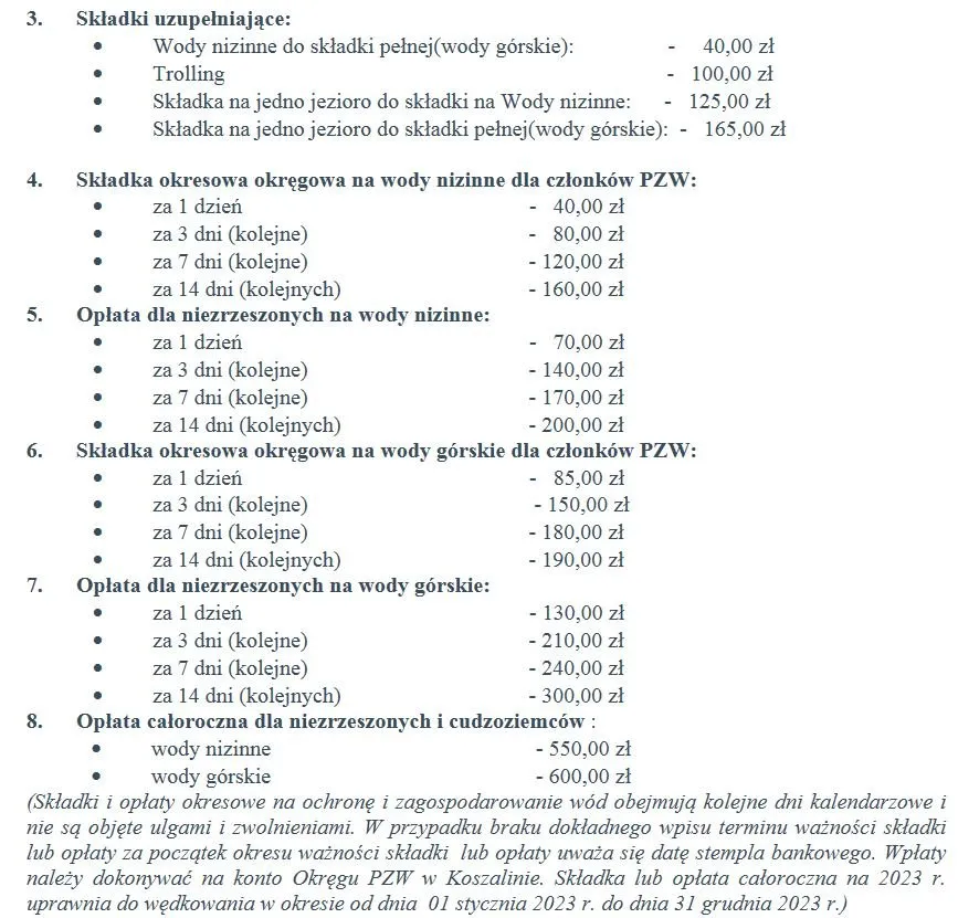 Zdjęcie Opłaty PZW Toruń: ile kosztuje wędkowanie i jakie są zniżki?