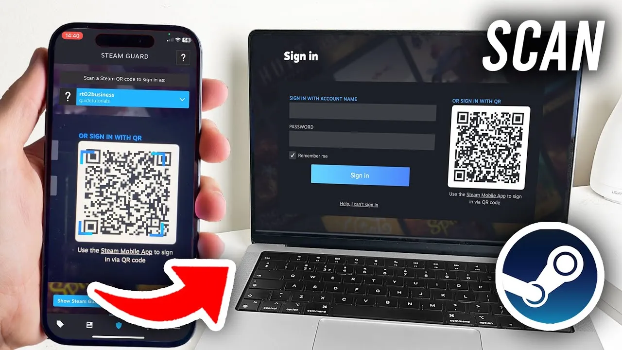 Zdjęcie Gdzie jest kod QR Steam? Oto sposób na jego łatwe znalezienie