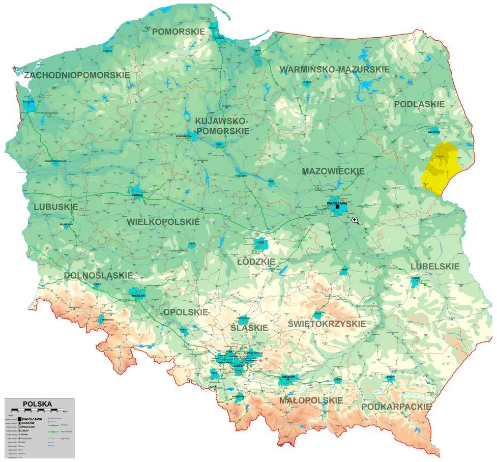 Zdjęcie Mała mapa Polski: Kompletny przewodnik po rodzajach i zastosowaniach