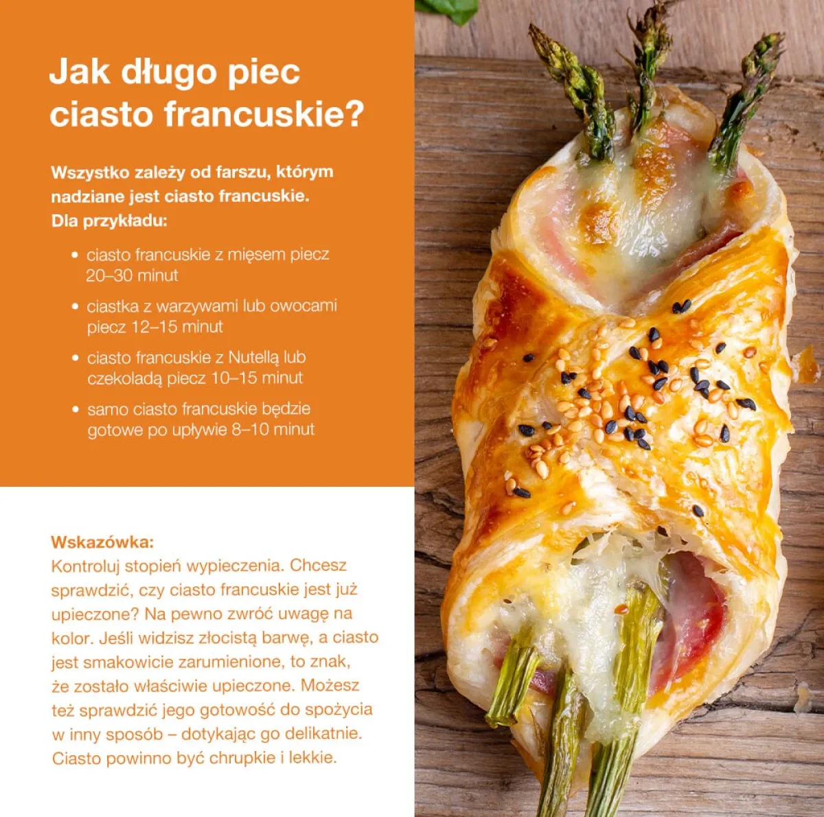 Zdjęcie Jak długo piec ciasto francuskie - najlepsze wskazówki pieczenia
