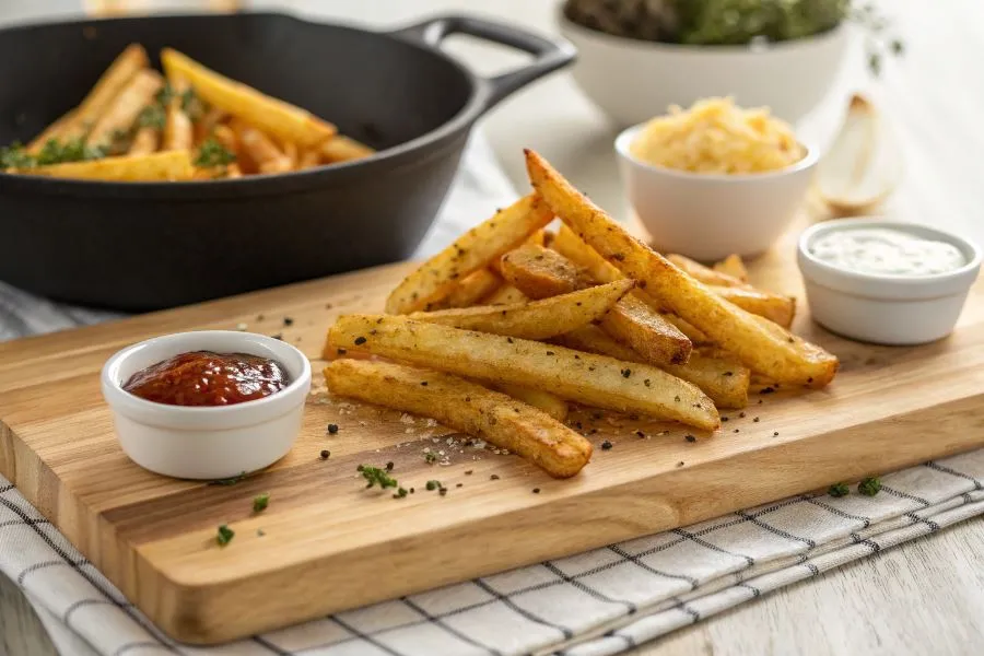 Zdjęcie Idealne domowe frytki z garnka: przepis na chrupkość bez frytkownicy
