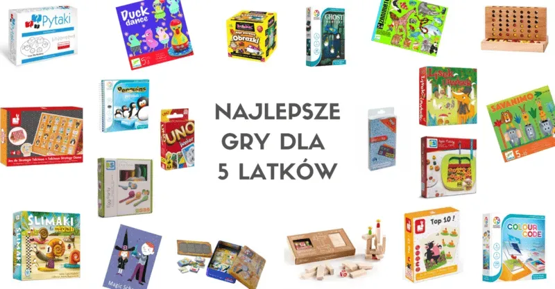 Zdjęcie Najlepsze gry planszowe dla 5 latka - ranking, który warto poznać