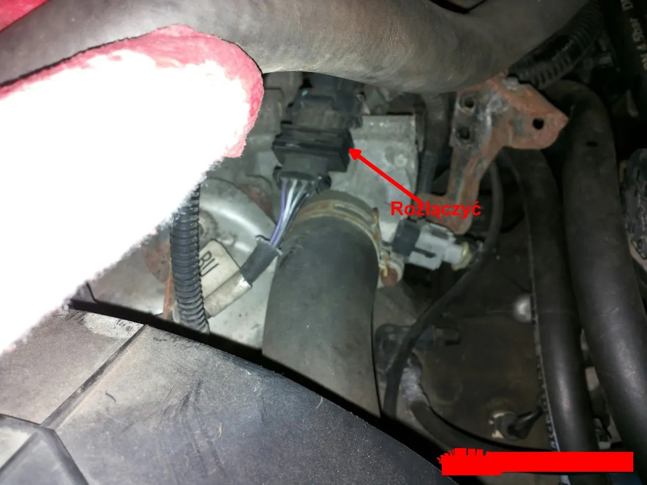 Zdjęcie Gdzie jest czujnik temperatury silnika Opel Meriva i jak go znaleźć