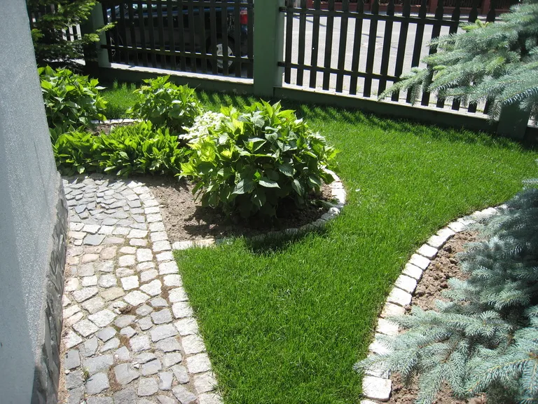 Zdjęcie Obrzeża i Obrzeża Kostką na Obrzeże Trawnika