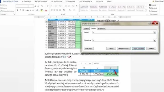 Zdjęcie Jak przenieść pojedyncze litery w Wordzie i uniknąć sierotek w tekście