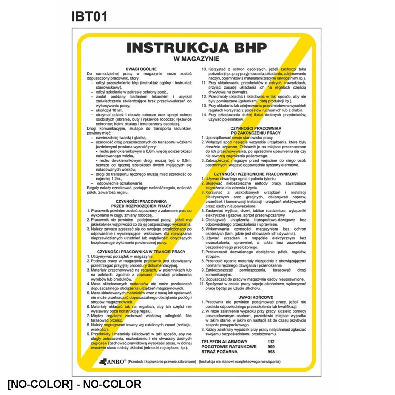 Zdjęcie Kolory instrukcji BHP: Dlaczego każdy znak ma swoje znaczenie?