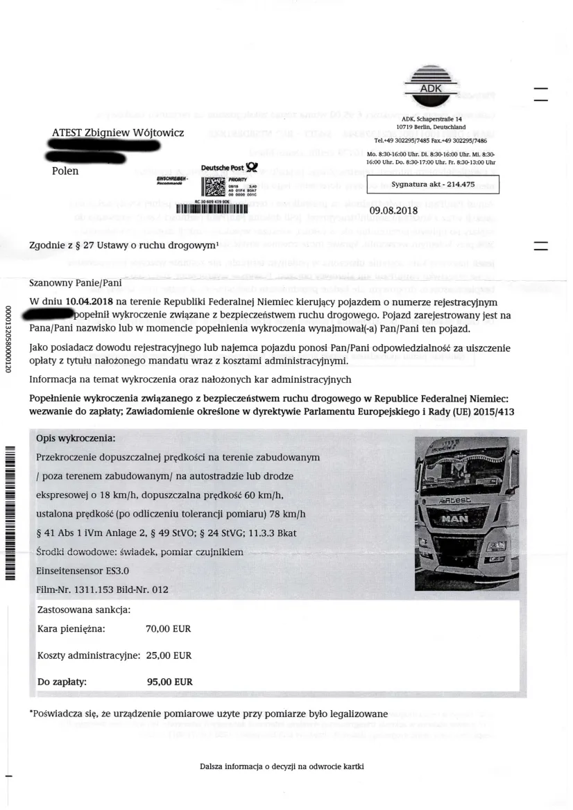Zdjęcie Jak zapłacić niemiecki mandat i uniknąć dodatkowych kosztów?