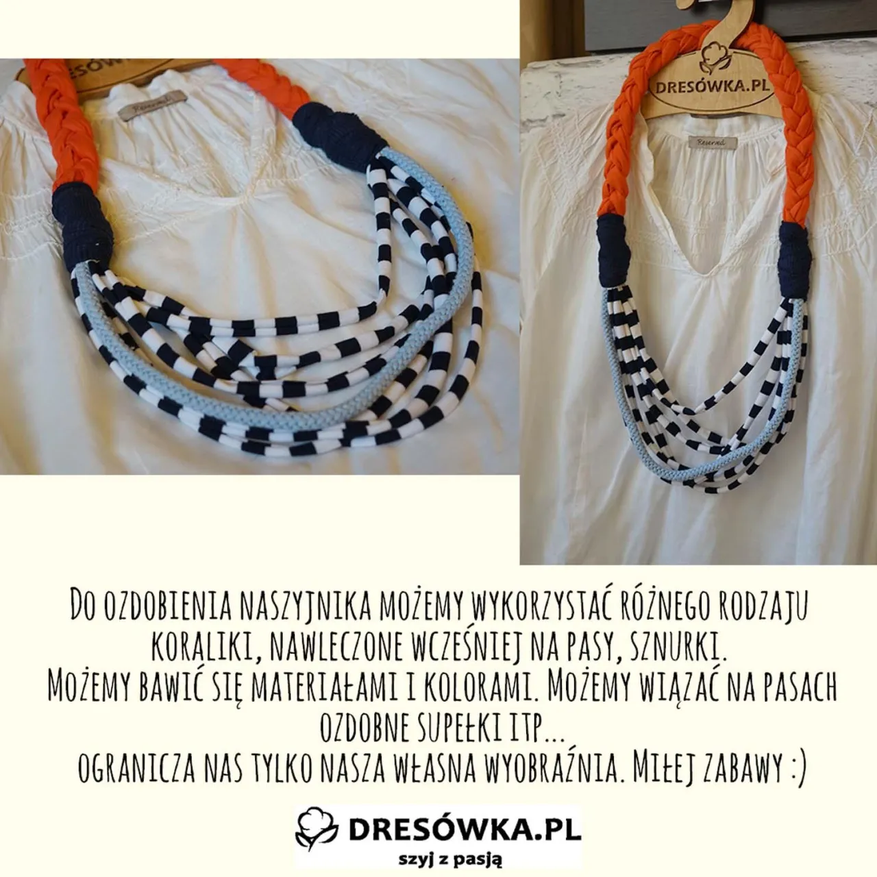 Zdjęcie Jak zrobić naszyjnik z materiału: 8 prostych kroków DIY