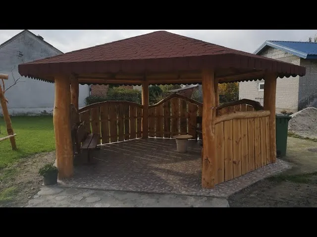 Zdjęcie Jak zrobić altanę z bali - proste kroki do wyjątkowego ogrodu