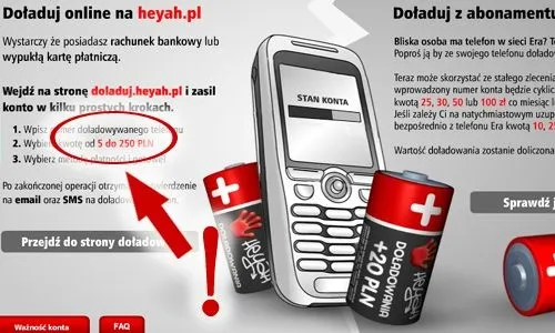 Zdjęcie Heyah przedłużenie konta - jak przedłużyć ważność konta w Heyah