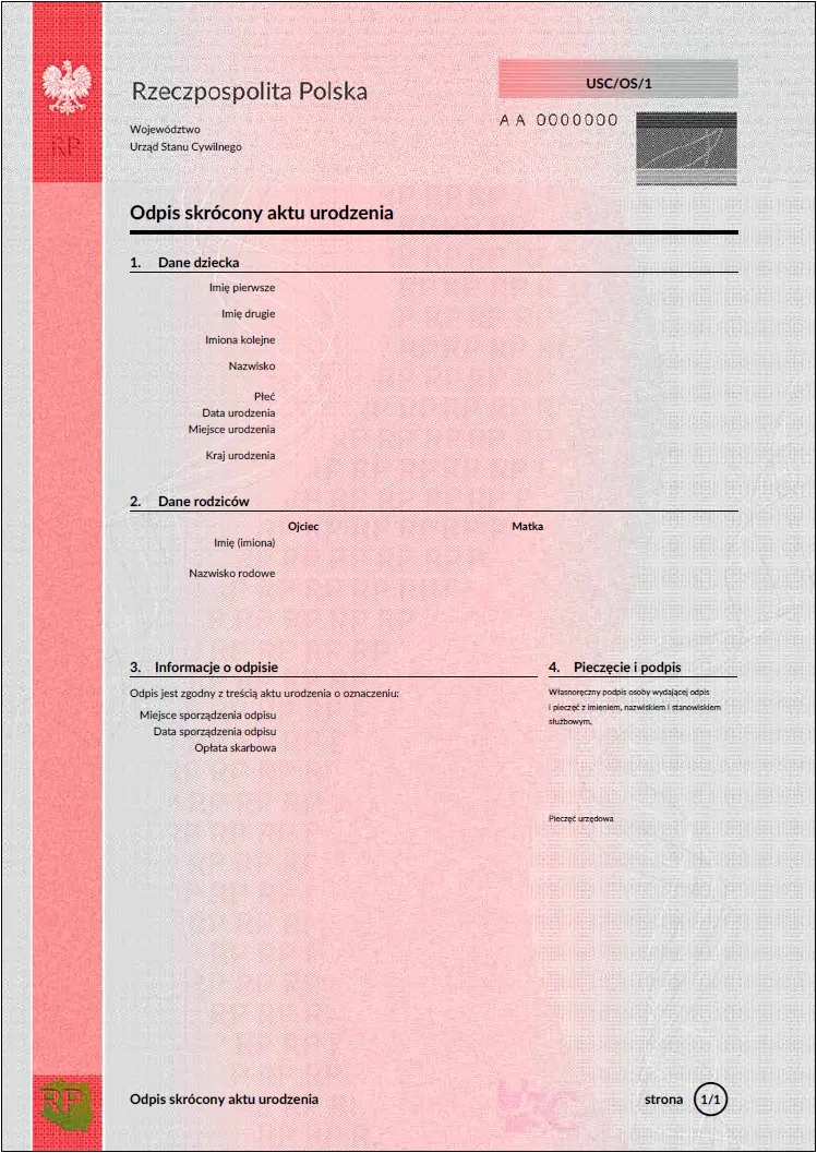 Zdjęcie Czy skrócony odpis aktu urodzenia ma ważność? Sprawdź, gdzie go użyć i czy jest ważny prawnie