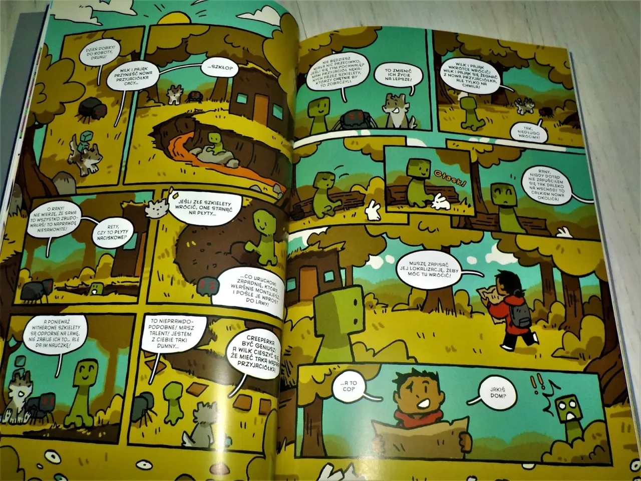 Zdjęcie Komiksy Minecraft - wszystkie części serii dla fanów kostaksowej przygody