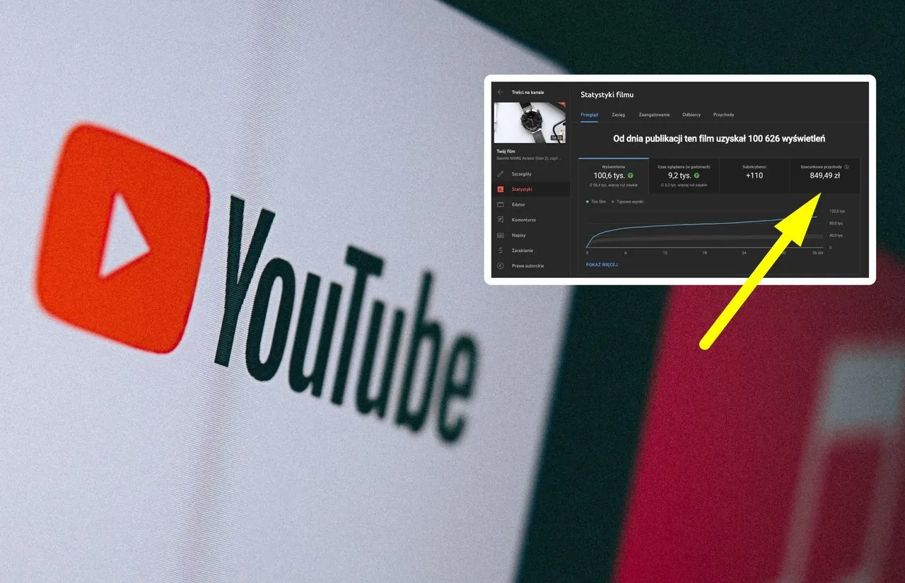 Zdjęcie Ile można zarobić na reklamach na YouTube? Fakty, które zaskakują