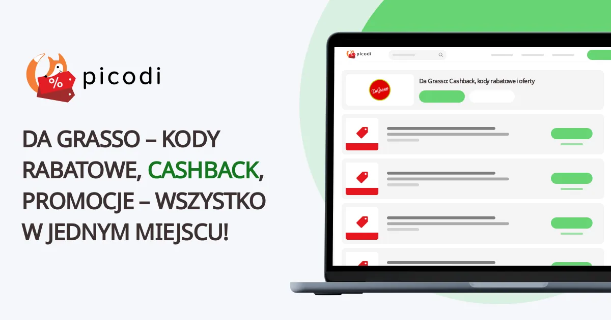 Zdjęcie Kod promocyjny Da Grasso - najlepsze kody promocyjne