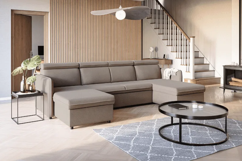 Zdjęcie Salon z kominkiem: Jak wybrać i ustawić meble? Poradnik