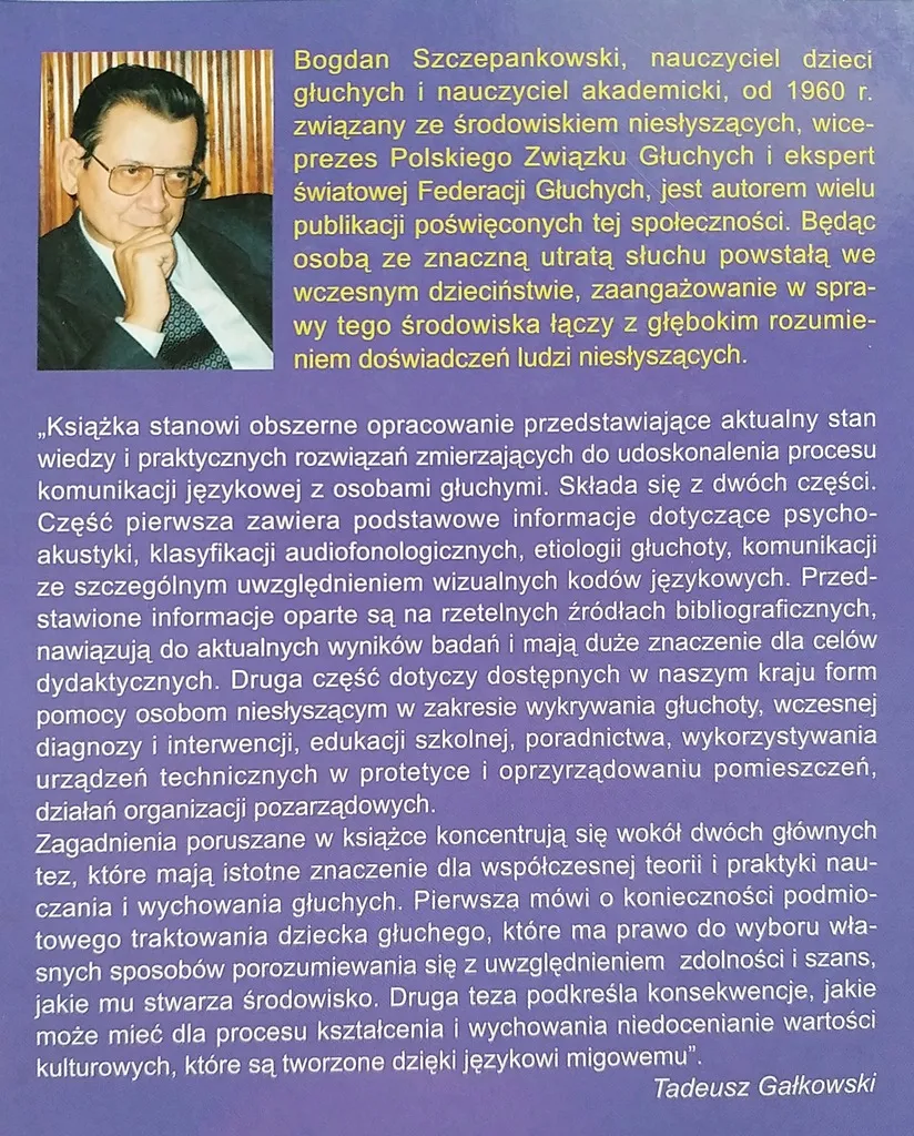 Zdjęcie Niesłyszący, głusi, głuchoniemi wyrównywanie szans w edukacji i społeczeństwie