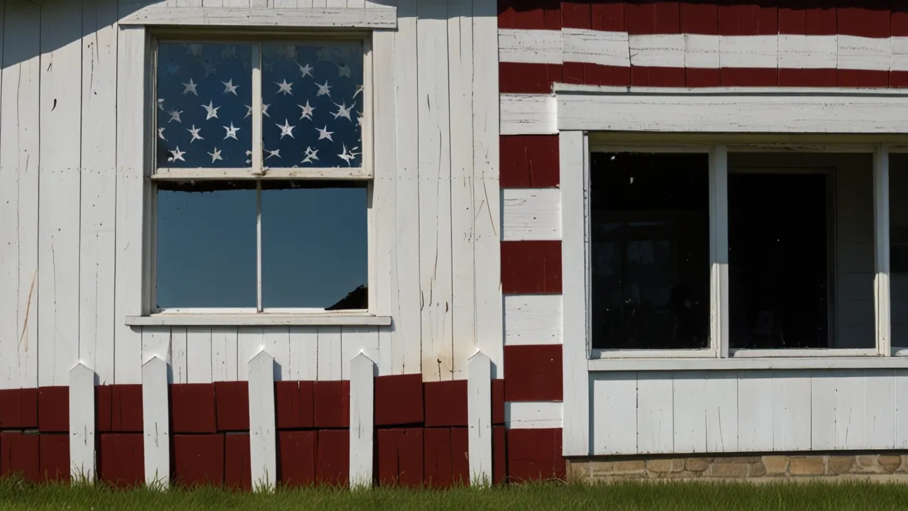 Zdjęcie Pękające lustro "American Dream": "Amerykańska sielanka"