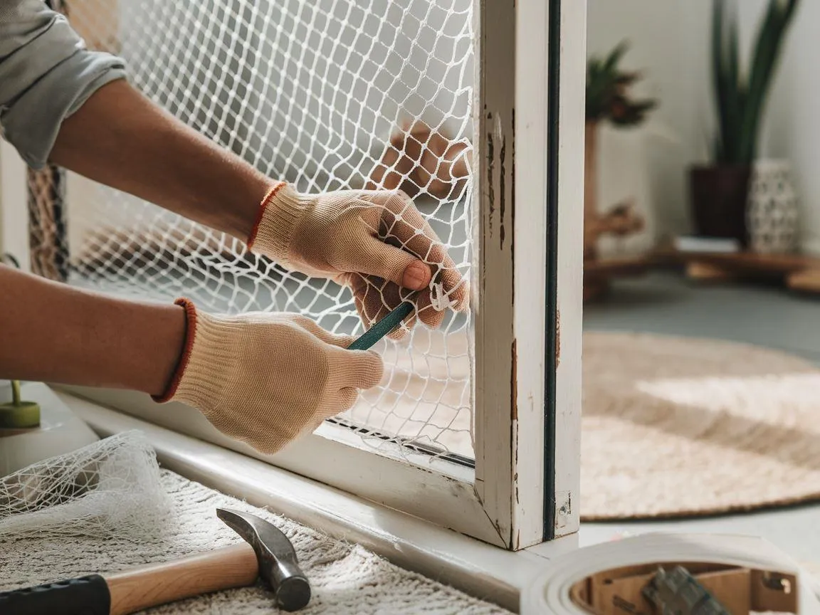 Zdjęcie Jak założyć siatkę przeciw owadom na okno - proste kroki i porady