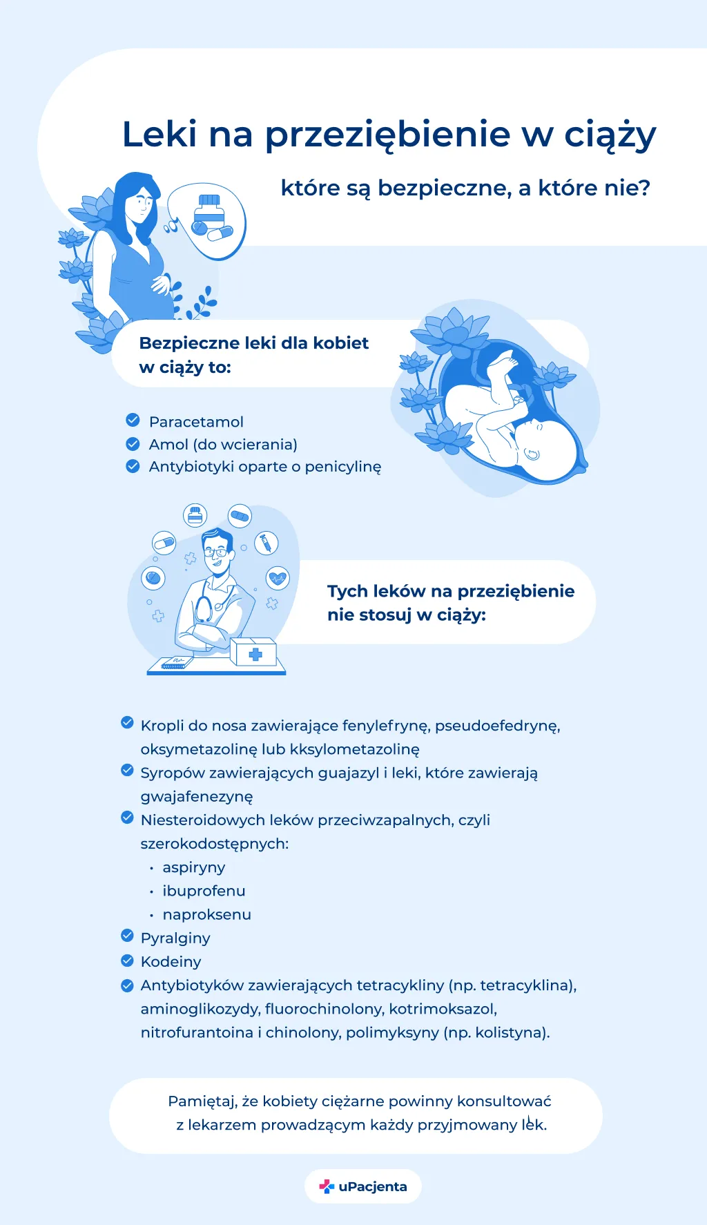 Zdjęcie Jakie leki można brać w ciąży na przeziębienie bez ryzyka dla płodu