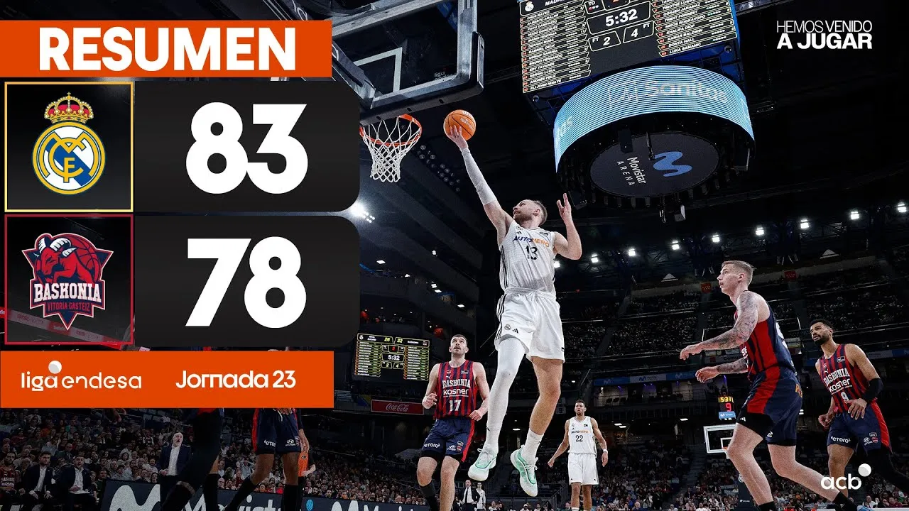 Zdjęcie Baskonia contra Real Madrid baloncesto: un partido que sorprendió a todos