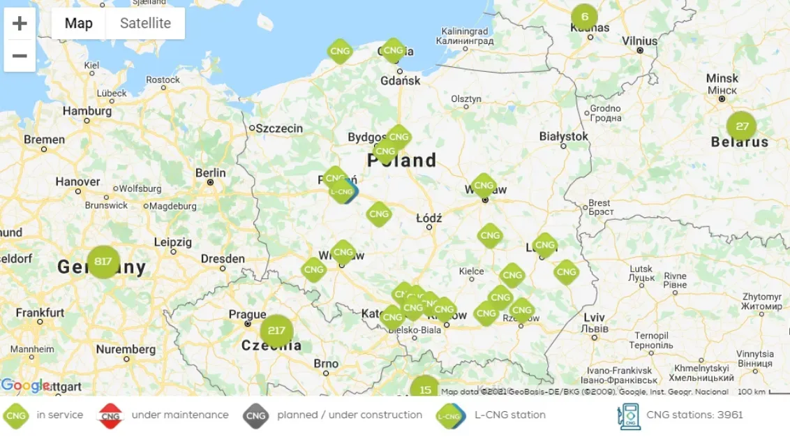 Zdjęcie CNG gdzie tankować - znajdź najbliższe stacje i oszczędzaj na paliwie