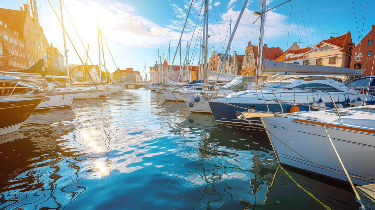 Zdjęcie Przystań jachtowa i marina w Gdańsku - żeglarstwo nad morzem