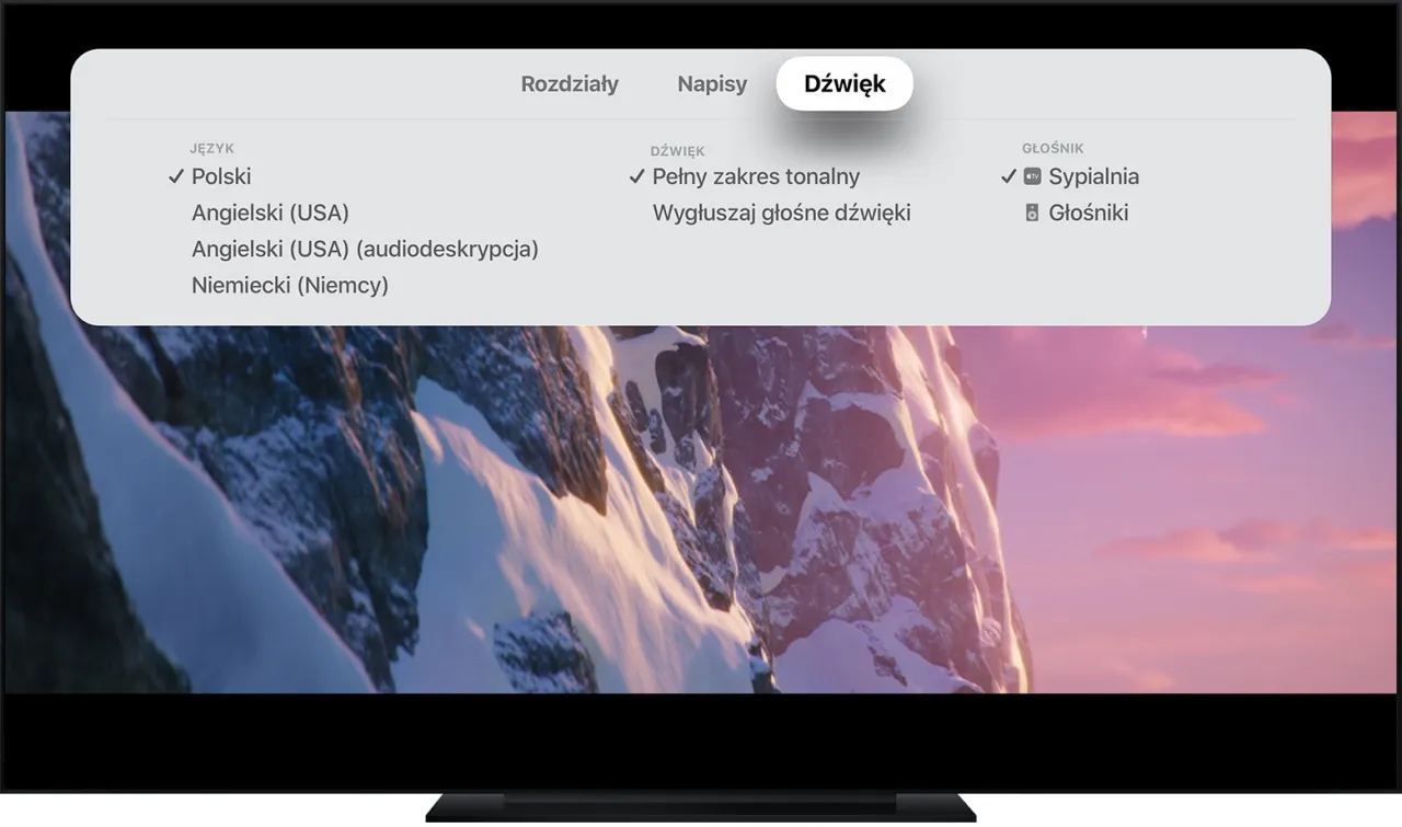 Zdjęcie Apple TV po polsku: Dostępność języka i polskich treści