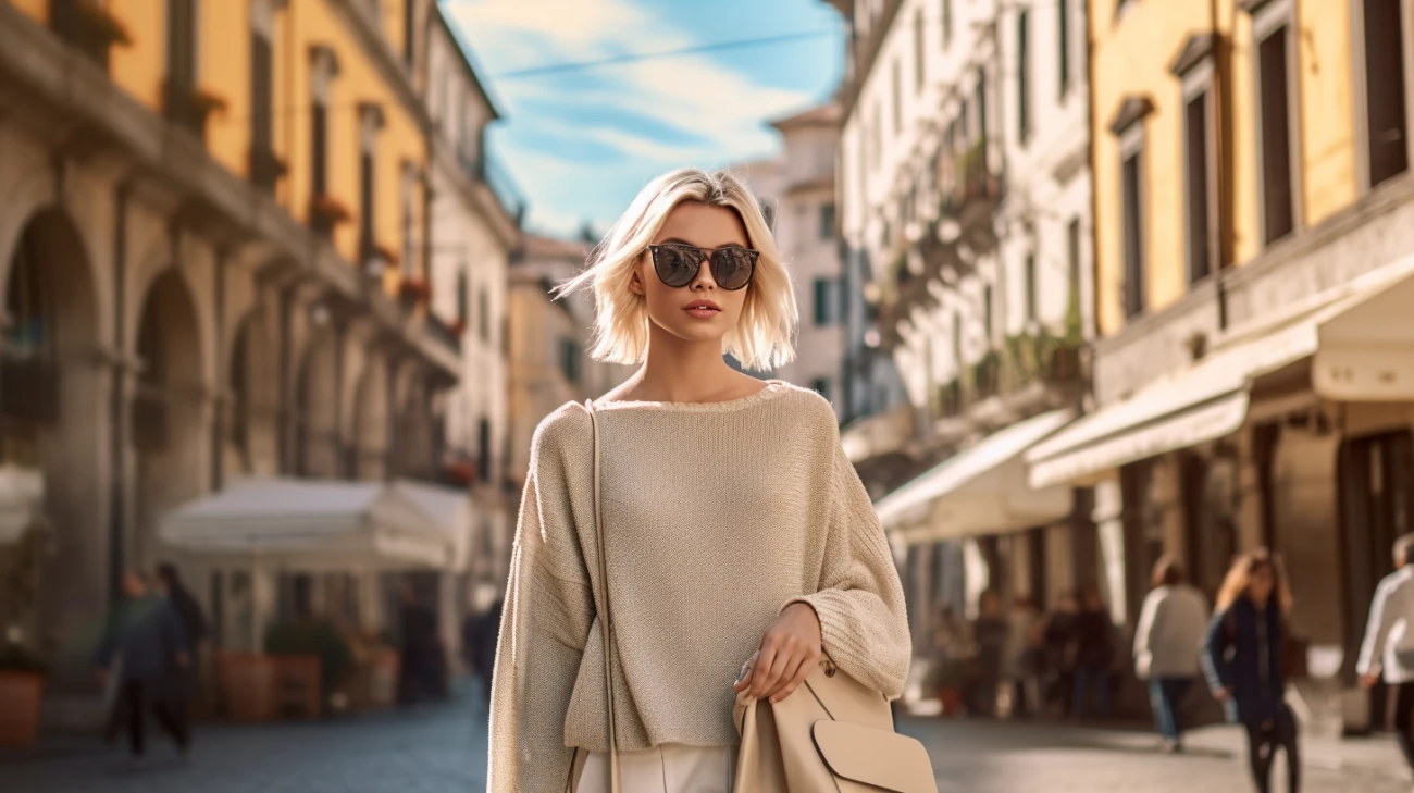 Odkryj Elegancję i Komfort w Włoskich Swetrach Damskich Oversize -  Moda Prosto z Włoch