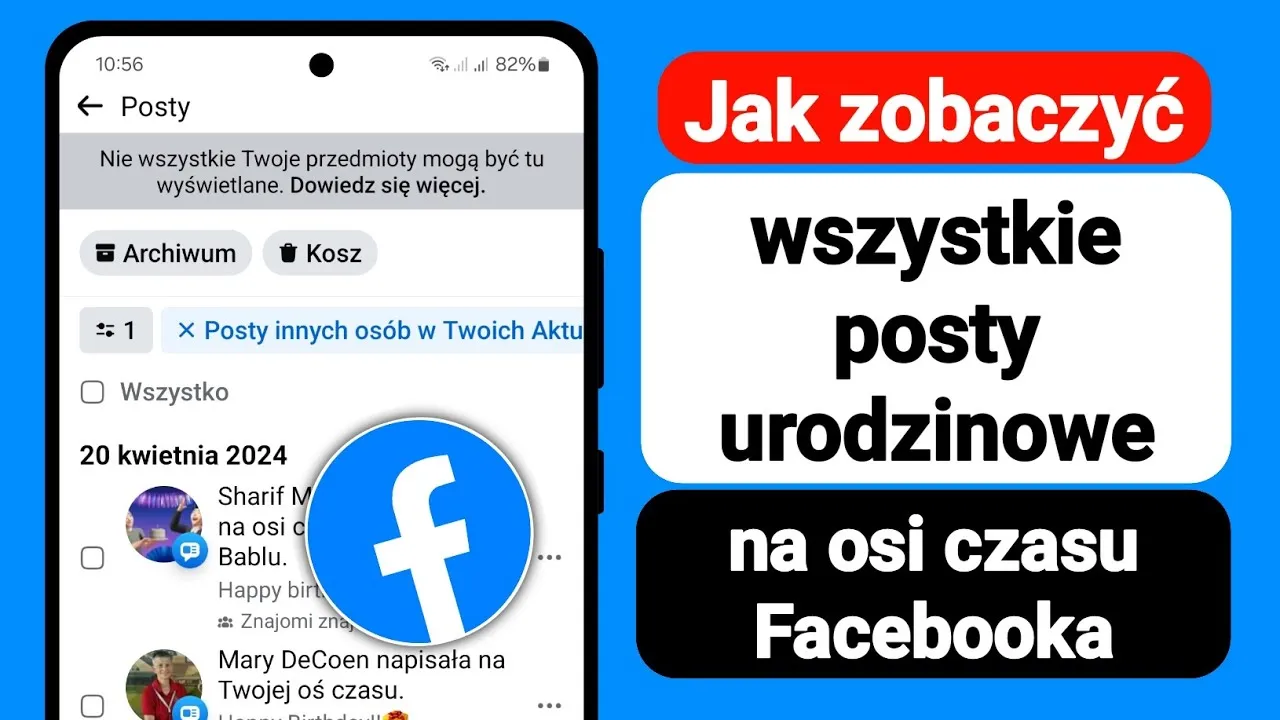 Zdjęcie Jak zobaczyć wszystkie życzenia urodzinowe na fb i nie przegapić żadnej wiadomości