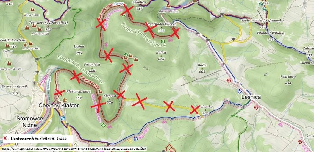 Zdjęcie Trasa rowerowa Czerwony Klasztor remont – sprawdź, co jest zamknięte