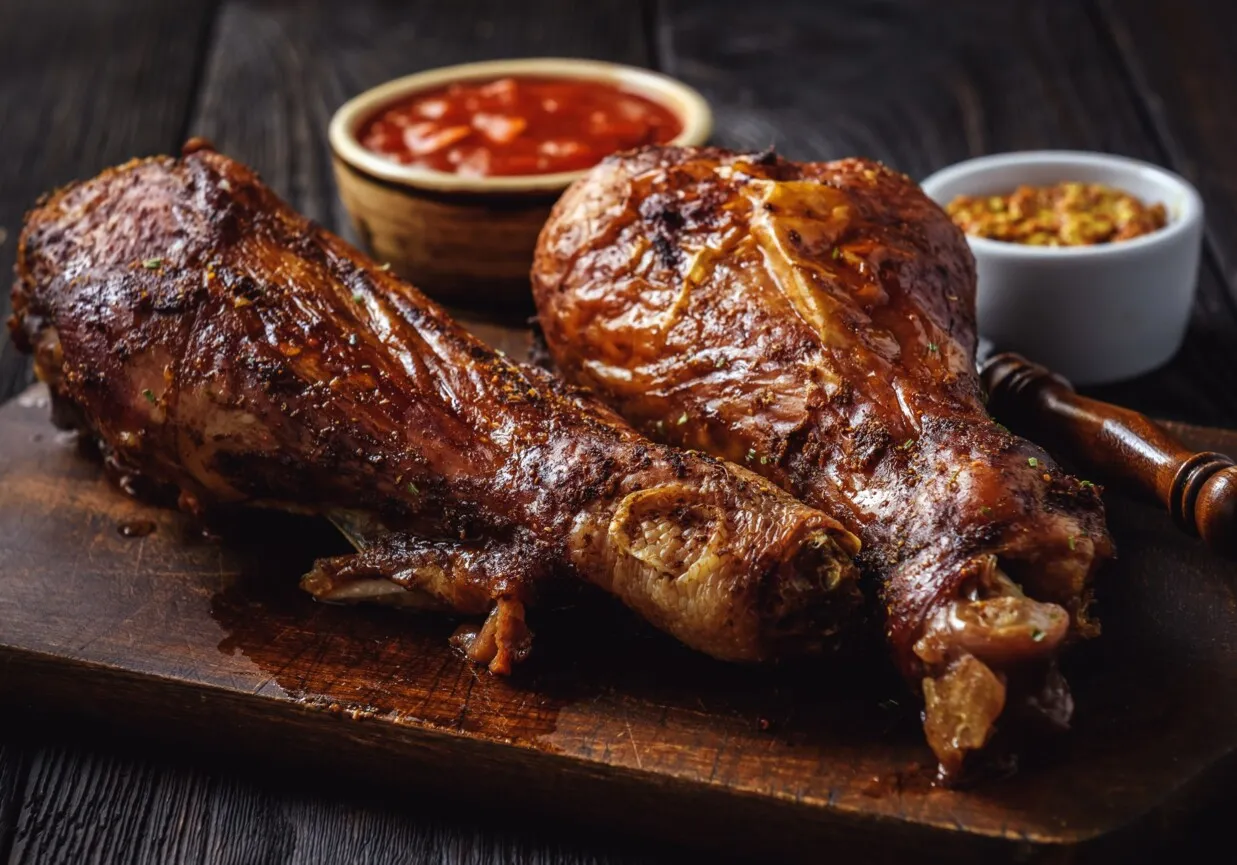 Zdjęcie Ile piec udziec z indyka w piekarniku, aby był soczysty i chrupiący?