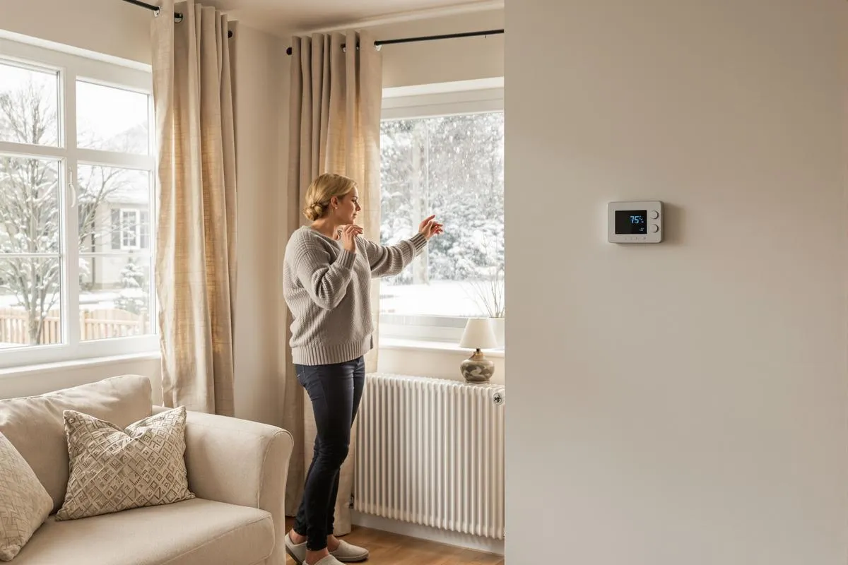 Zdjęcie Die optimale wohnzimmer temperatur für mehr Komfort und Energieeinsparung