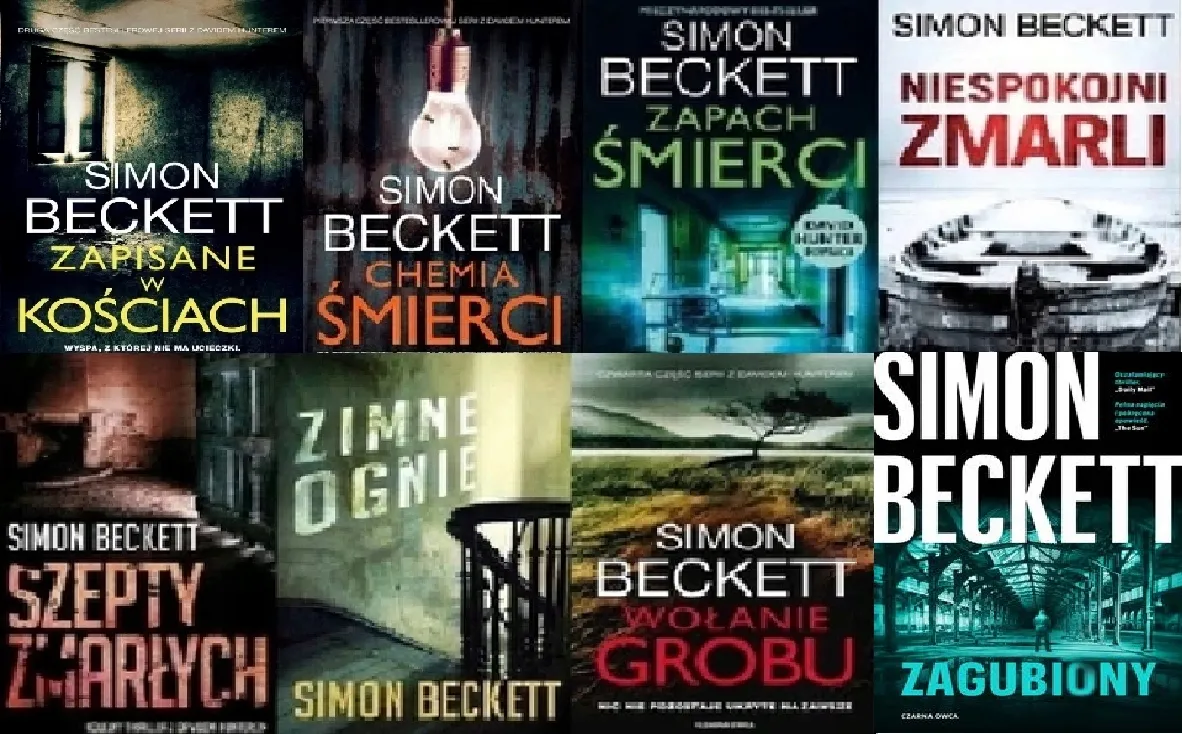Zdjęcie Simon Beckett, kryminalne bestsellery o Davidzie Hunterze - najlepsze thrillery z PRL