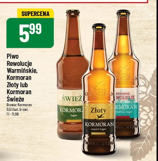 Zdjęcie Gdzie kupić piwo Kormoran? Sprawdź najlepsze miejsca i oferty
