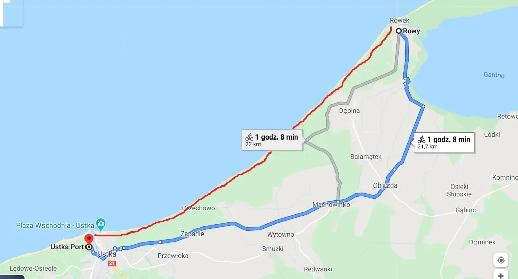 Zdjęcie Szlak Zwiniętych Tor&oacute;w: Ustka-Rowy rowerem? Kompletny przewodnik!