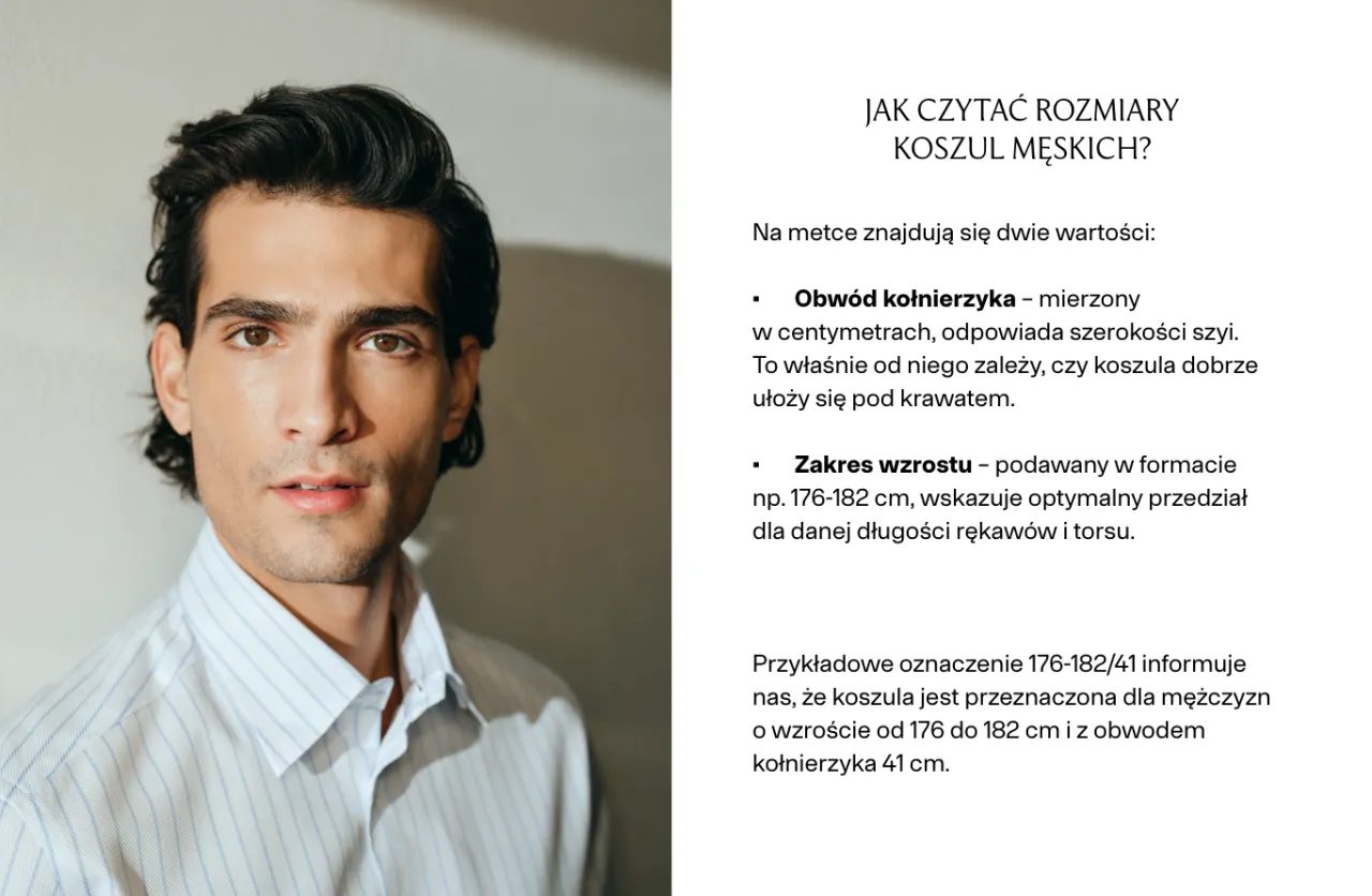 Zdjęcie Rozmiar koszuli 42 – co to oznacza i jak go dobrać do siebie