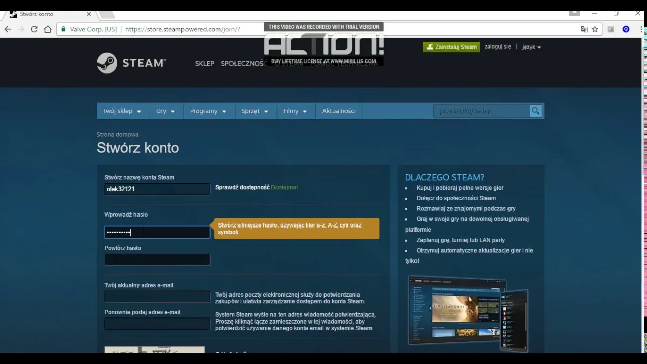 Zdjęcie Jak zrobić konto na Steam: Prosty poradnik dla początkujących